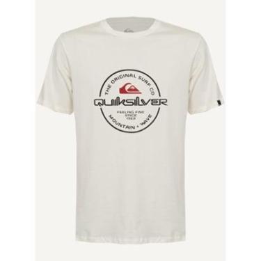 Imagem de Camiseta Quiksilver M/C Circle Up Branco-Masculino
