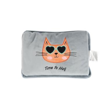 Imagem de Bolsa de Água Quente Elétrica Cats Huggy Cat Biggdesign, Cinza
