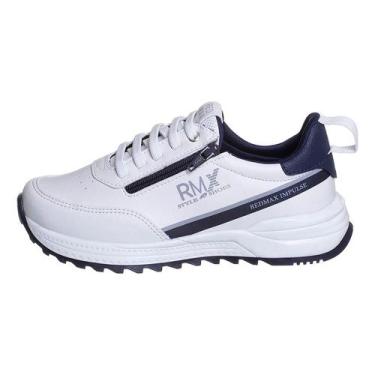 Imagem de Tenis Infantil Para Menino Conforto Redmax, Branco, 29 BR