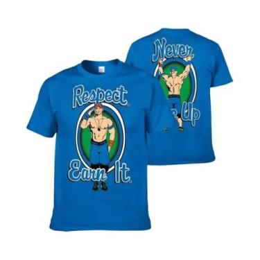 Imagem de Camiseta Estampada Unissex WWE John Cena Moda Verão Cena Do Dia Do Vit