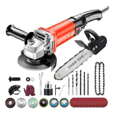 Imagem de Esmerilhadeira Lixadeira Angular,710W Função Politriz 100mm Com Acessórios,Esmerilhadeira Angular com Empunhadura Auxiliar,para Trabalhos de Corte e Desbaste