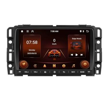 Imagem de Rádio automotivo para GMC Acadia 13-17 Chevrolet Traverse 13-17 Buick Enclave 13-17 [2+64G], tela sensível ao toque Android sem fio CarPlay Android Auto BT GPS, câmera de reserva IPS de 20 cm, estéreo