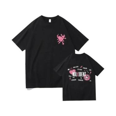 Imagem de Hot Stray Kids Maxident Camiseta Mulheres Homens Verão Casual Kpop Cam