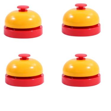 Imagem de DQITJ 4 peças de brinquedo de sino de pássaro de aço inoxidável para pássaro, papagaio, periquito, calopsita, periquito, periquito