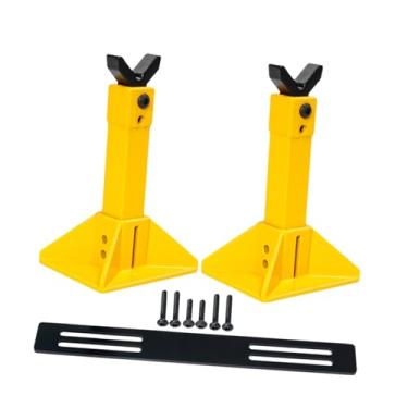 Imagem de Dynwave Suporte de reparo de metal para modelos de veículos, ferramenta de arte, acessório de brinquedo para figuras em miniatura para mecânico de automóveis, Amarelo