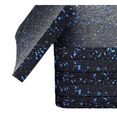 Imagem de TEKDOE Almofadas de borracha grossa, para redução de ruído, antivibração, proteção de piso de equipamentos de exercício, bicicleta de papelaria, máquina de remo e estação de ginástica doméstica