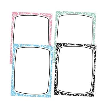 Imagem de Whaline Papel timbrado de composição de 80 folhas, papel timbrado, impressão de um lado, papel de volta às aulas colorido para anotações, cartões comemorativos, convite, escritório, computador