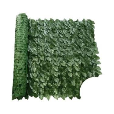 Imagem de Painéis De Cerca De Folhas De Hera Artificial Verde, Tela Falsa Para D