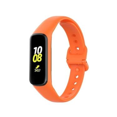 Imagem de Pulseira de Silicone marca 123smart compativel com Galaxy Fit2 SM-R220 Fit 2 R220