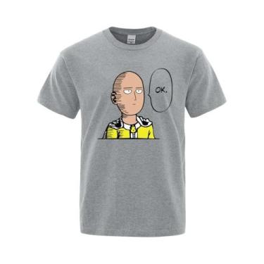 Imagem de Camiseta Unissex De Algodão Com Estampa De Cartoon One Punch Man, Esti