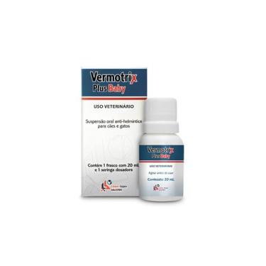 Imagem de Vermotrix Plus Baby - 1 Frasco de 20ml - Vermífugo Líquido para Cães e
