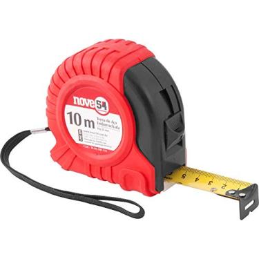 Imagem de Nove54, Trena De Aço Emborrachada 10 M X 25 Mm.