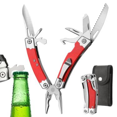 Imagem de Alicate Multiferramenta,Alicate Multiferramenta | Equipamento portátil multiuso - Multi-alicate com de segurança, cortador de bolso, chave de fenda, abridor de garrafas - Equipamento de sobreviv