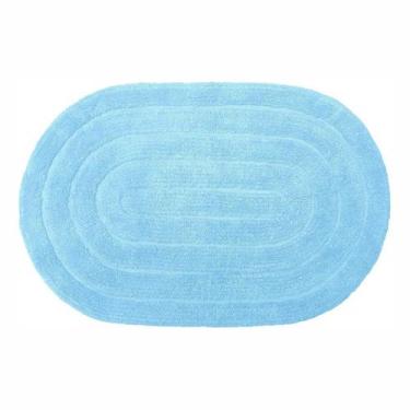 Imagem de Tapete Atoalhado Banheiro Porta 40cm x 60cm Oval Allegro Algodão - Tap
