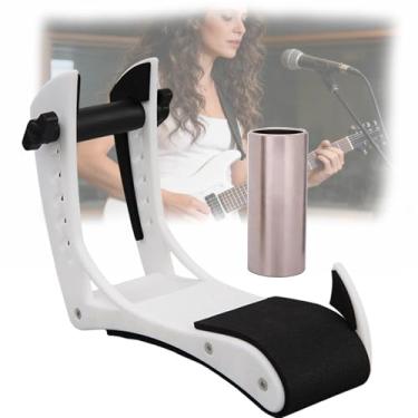 Imagem de Suporte De Suporte Para As Pernas Da Guitarra EléTrica,Apoio ErgonôMico Para Guitarra EléTrica Com Barra Deslizante Em AçO InoxidáVel Para Guitarristas