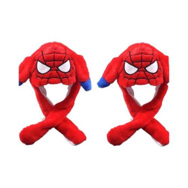 Imagem de Boné De Pelúcia Divertido Com Orelhas De Coelho Do Homem-Aranha Brilha