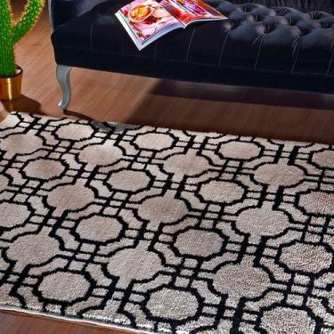 Imagem de Tapete art 2,00 x 2,50 pelo curto macio moderno comercio 100% antiderr