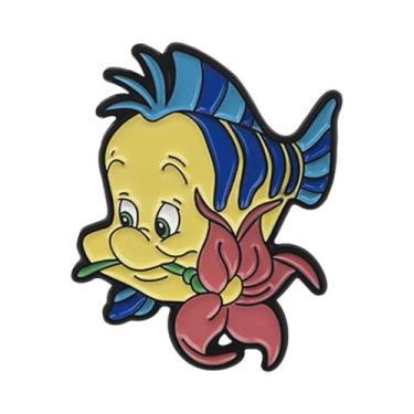 Imagem de Pin De Esmalte Kawaii Stitch Sereia Para Mochilas, Roupas, Joias, Pres