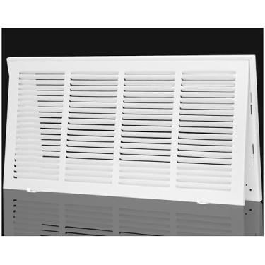 Imagem de Grade de filtro de ar de retorno, grade de tampa de ventilação de retorno de ar para abertura de duto de 60 cm L x 25 cm A, tampas de ventilação HVAC de aço para parede e teto, comporta filtro CA de