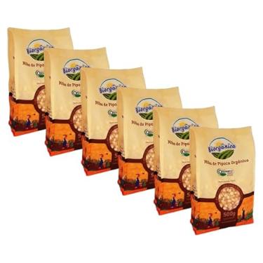 Imagem de Kit 6X: Milho de Pipoca Orgânica Biorgânica 500g