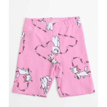 Imagem de Bermuda Infantil Ciclista Marie Disney Tam 1 a 3-92029, Rosa, 1