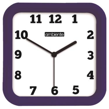Imagem de Relógio De Parede Ambiente Ref: 1912-144 Azul Quadrado