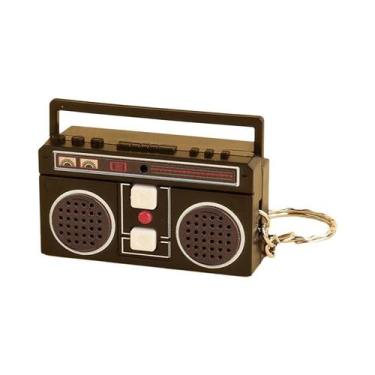 Imagem de Chaveiro Retro Em Forma De Gravador De Fita, Mini Caixa De Música, Orn