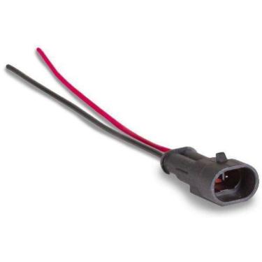 Imagem de Conector Automotivo Chicote Selado Universal 2 Vias Macho