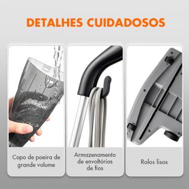 Imagem de Aspirador De Po Vertical Gaabor Smart Sweep GVCW-M15A Preto 127V