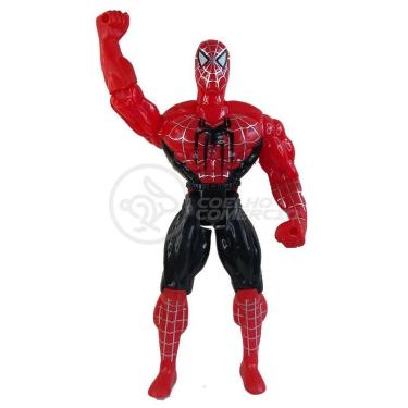 Imagem de Brinquedo Boneco Vingadores Homem Aranha 25Cm + Mascara 16Cm