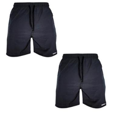 Imagem de Kit 2 Shorts Masculino Esportivo Dagg Academia Corrida Bolsos Laterais Com Fecho-Masculino
