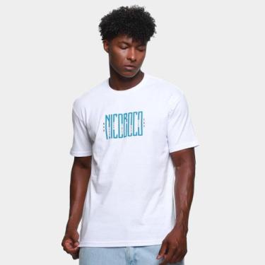 Imagem de Camiseta Nicoboco Rage Masculina, Branco, G