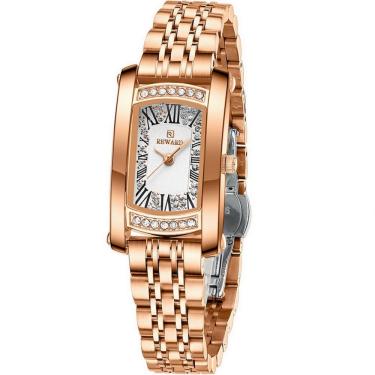 Imagem de Relógio De Pulso Feminino Quartzo Aço Inoxidável Rosê