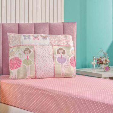 Imagem de Jogo De Lençol Solteiro Bouti Kids Estampado 2 Peças Ballet