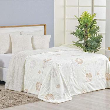 Imagem de Cobertor Solteiro Top Line Estampado Hipercal/sherpa 1 Peça - Garden