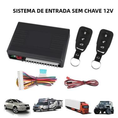 Imagem de Kit De Controle De Sistema De Alarme Com Trava Central Remota Para Car