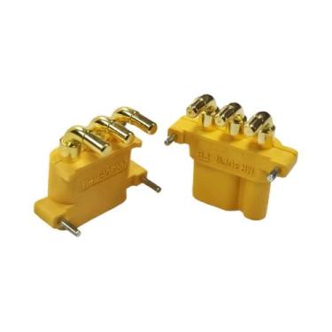 Imagem de Conector De Bateria Lipo RC Amass MR30 MR30PB MR30PW Macho E Fêmea Com