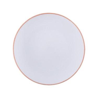 Imagem de Prato Raso Tramontina Jeri Mocha Em Porcelana 27 Cm Tramontina