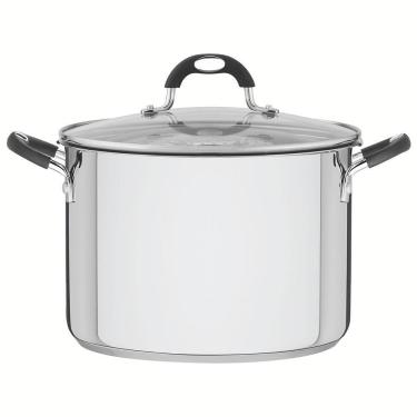 Imagem de Espagueteira Tramontina Solar Silicone Em Aço Inox Fundo Triplo Tampa De Vidro 24 Cm 7,...