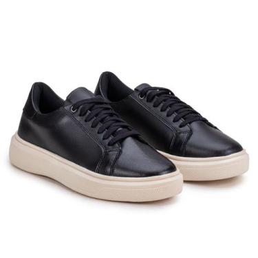 Imagem de Sapatenis Tenis Casual Masculino Original Adulto - Estilo Shoes, Preto