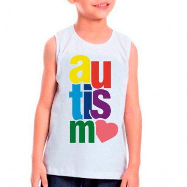 Imagem de Camiseta AUTISTA AUTISMO Moda Infantil Roupa Criança 01 - DESIGN CAMIS