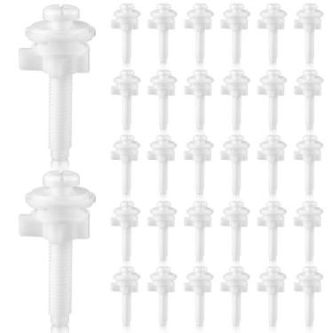 Imagem de Kit de substituição de parafusos para assento de vaso sanitário Jetec 