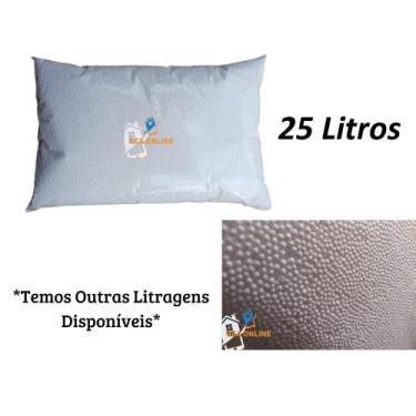 Imagem de Isopor Bolinha Perola Para Artesanato Enchimento Puff 25 Lt - Rcaisopo