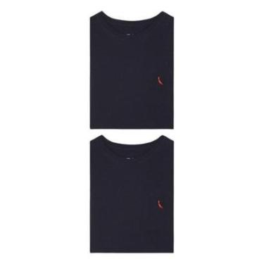 Imagem de Kit 2 Camisetas Brasa Preta Pica Pau Bordado Reserva-Masculino