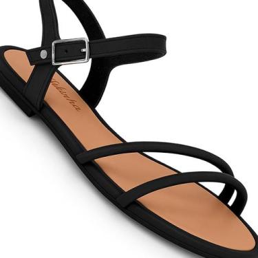 Imagem de Sandália Infantil Menina Molekinha Valencia, Preto, 30