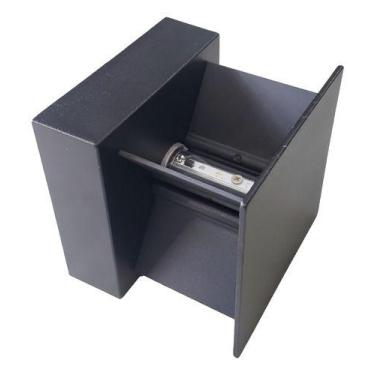 Imagem de Kit 05 Arandelas Interlight Quasar 2700k Bivolt - Preta 127/220v Preto