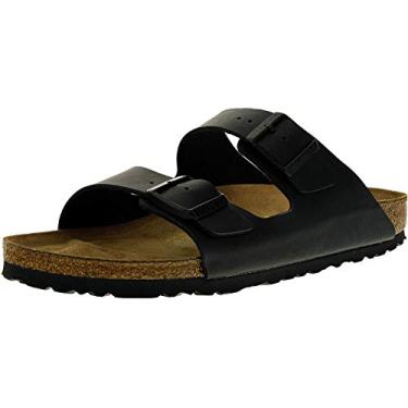Imagem de Birkenstock Arizona Slides femininos, Preto (Schwarz Lack), 9-9.5 Women/7-7.5 Men