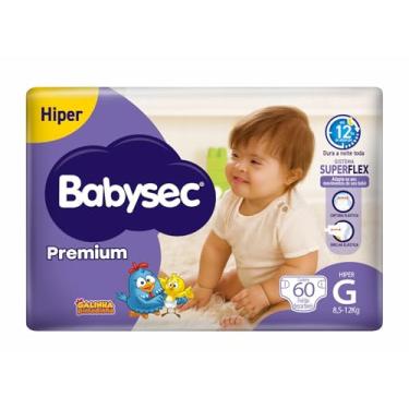 Imagem de Fralda Babysec Premium Hiper Xg 56 Un
