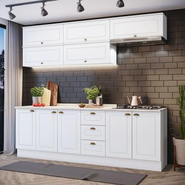Imagem de Cozinha Compacta Com Tampo 8 Peças Amy Casa 812