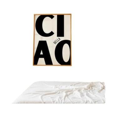 Imagem de Pôster Moderno OH HI OK Em Tela Para Decoração De Quarto, Estudo, Sala